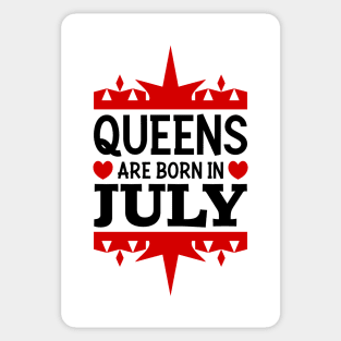 Queens are born in July Sticker